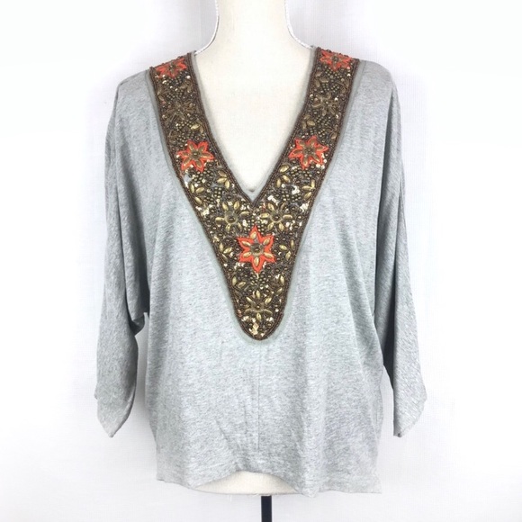 Victoria's Secret Tops - VICTORIA’S SECRET | Embellished V-Neck Top